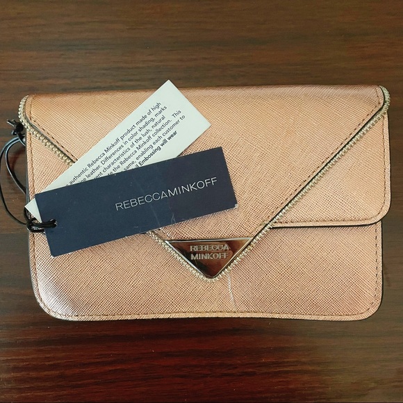 Rebecca Minkoff Handbags - Rebecca Minkoff Clutch Purse NWT Bronze